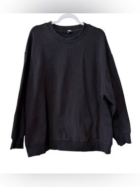 Athleta men’s XL long sleeve crew neck black sweatshirt